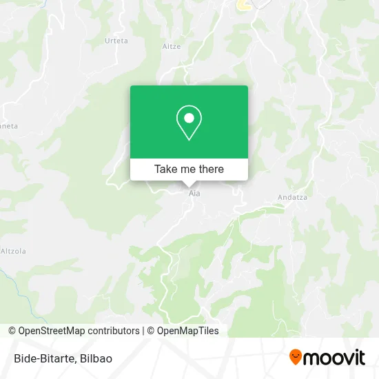 Bide-Bitarte map