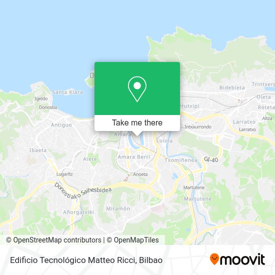 Edificio Tecnológico Matteo Ricci map