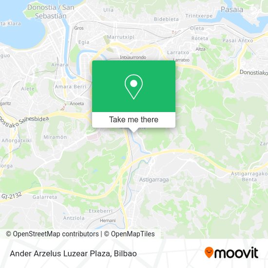 Ander Arzelus Luzear Plaza map