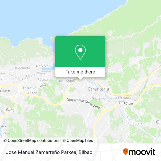 Jose Manuel Zamarreño Parkea map
