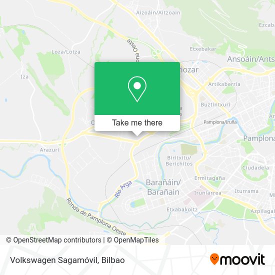 Volkswagen Sagamóvil map