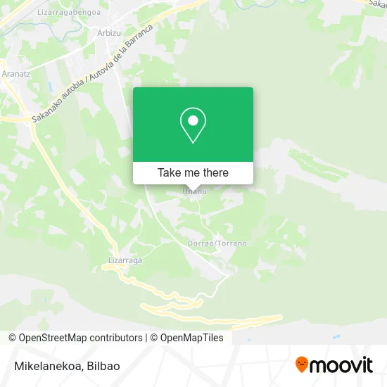 mapa Mikelanekoa