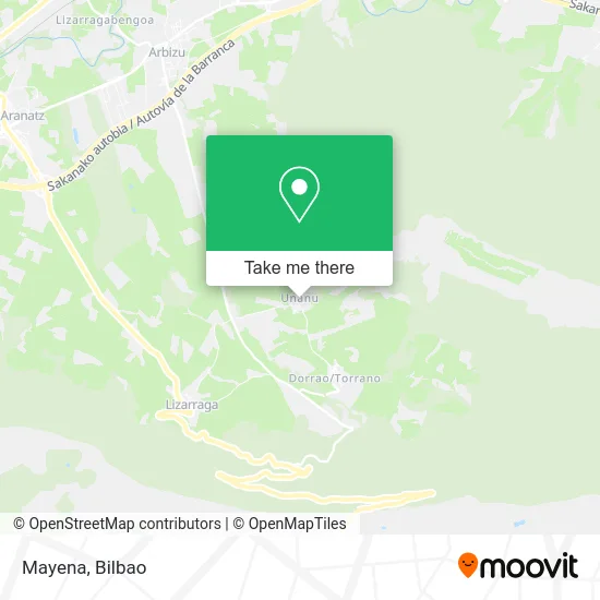 mapa Mayena