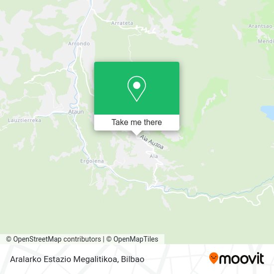 Aralarko Estazio Megalitikoa map