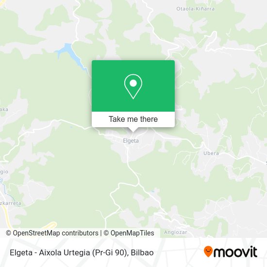 Elgeta - Aixola Urtegia (Pr-Gi 90) map