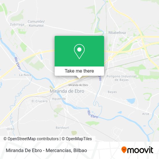 Miranda De Ebro - Mercancías map