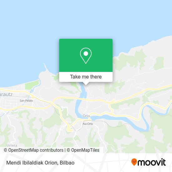 Mendi Ibilaldiak Orion map