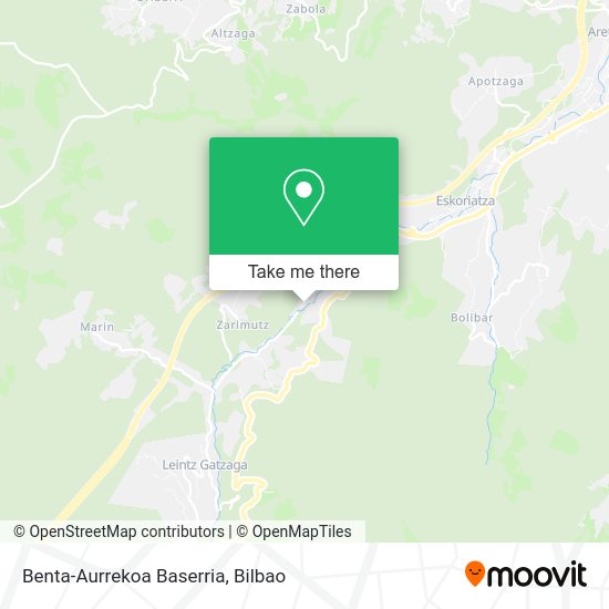 Benta-Aurrekoa Baserria map