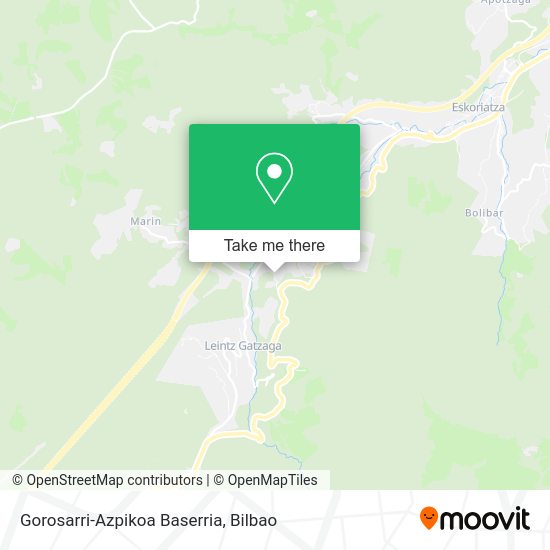 Gorosarri-Azpikoa Baserria map