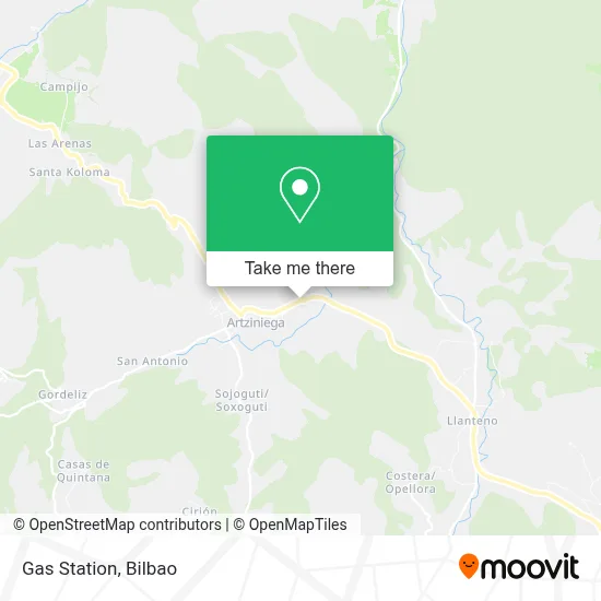 Gasolinera map