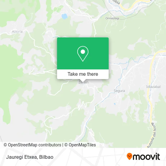 mapa Jauregi Etxea