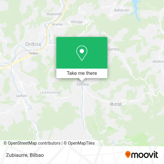 mapa Zubiaurre