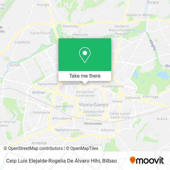 Ceip Luis Elejalde-Rogelia De Álvaro Hlhi map
