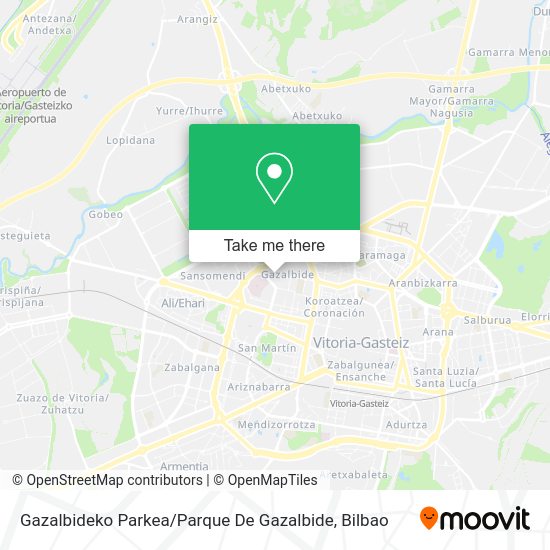 Gazalbideko Parkea / Parque De Gazalbide map