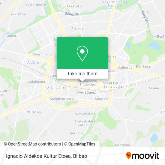 Ignacio Aldekoa Kultur Etxea map