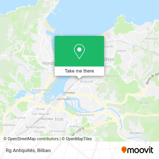 Rg Antiquités map