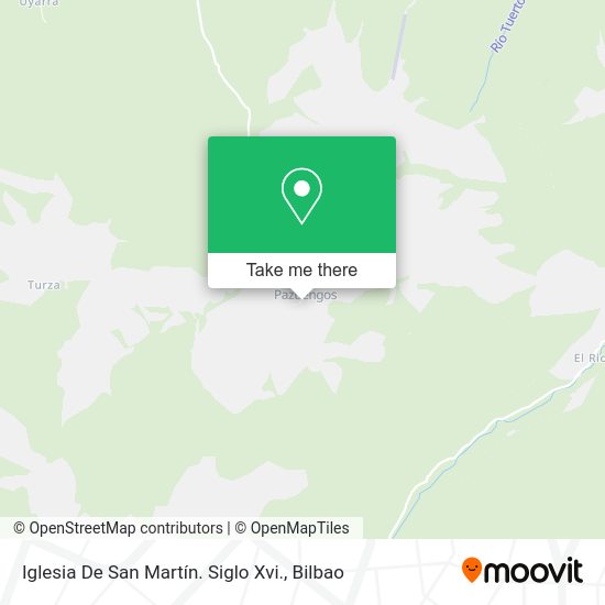 Iglesia De San Martín. Siglo Xvi. map