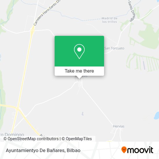 Ayuntamientyo De Bañares map