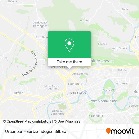 Urtxintxa Haurtzaindegia map