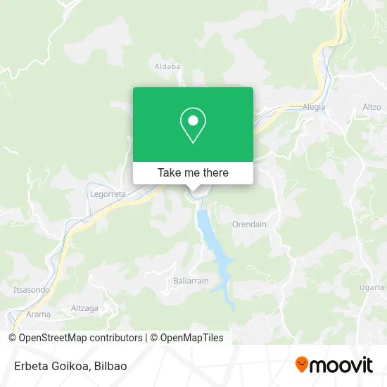 Erbeta Goikoa map