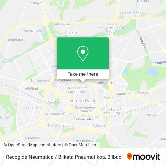 Recogida Neumatica / Bilketa Pneumatikoa map