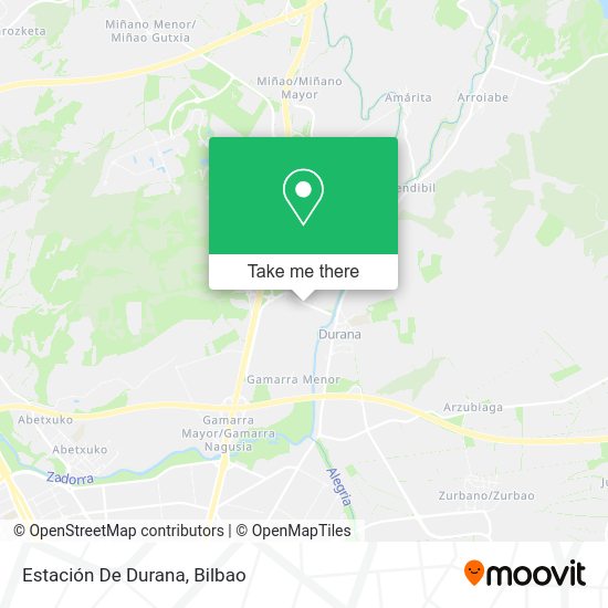Estación De Durana map