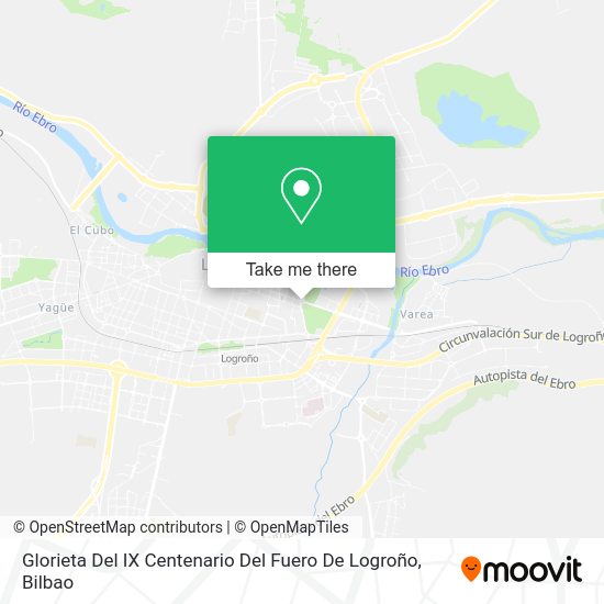 Glorieta Del IX Centenario Del Fuero De Logroño map