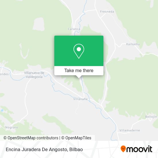 Encina Juradera De Angosto map