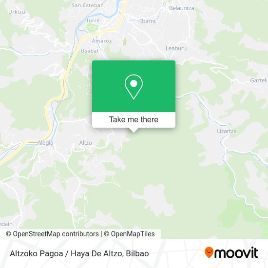 Altzoko Pagoa / Haya De Altzo map
