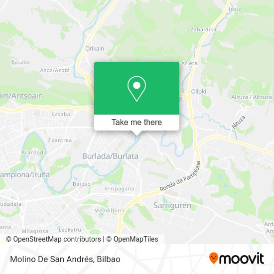 Molino De San Andrés map