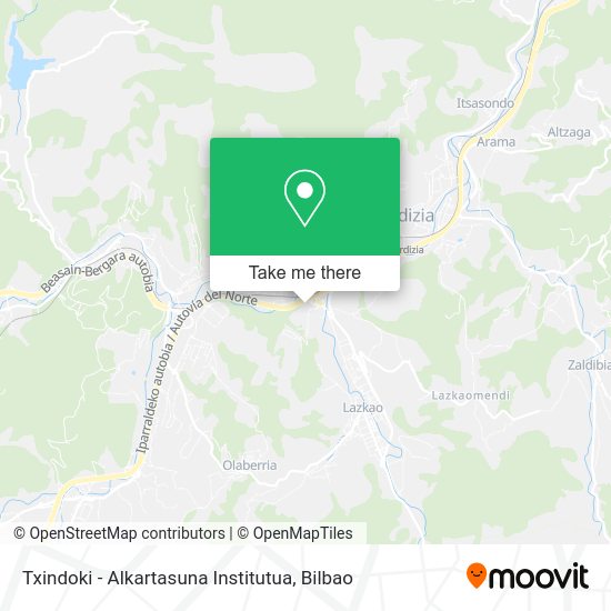 Txindoki - Alkartasuna Institutua map