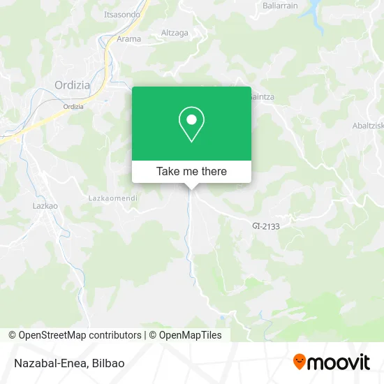 Nazabal-Enea map