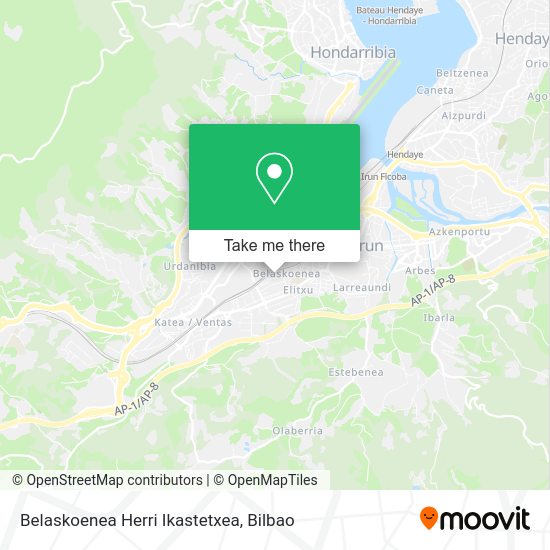 Belaskoenea Herri Ikastetxea map