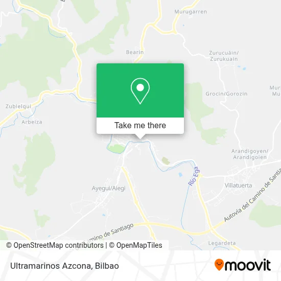 Ultramarinos Azcona map