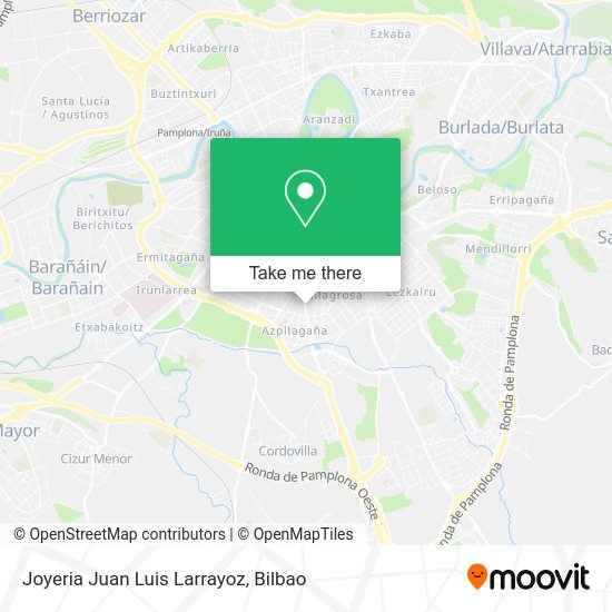 Joyeria Juan Luis Larrayoz map