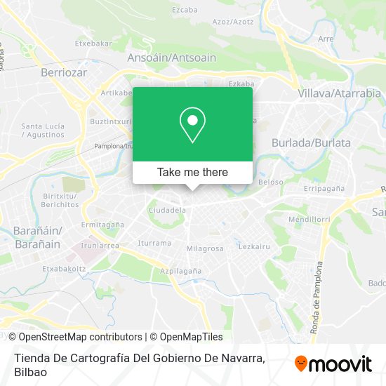 Tienda De Cartografía Del Gobierno De Navarra map