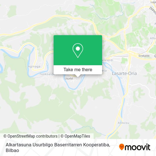 Alkartasuna Usurbilgo Baserritarren Kooperatiba map