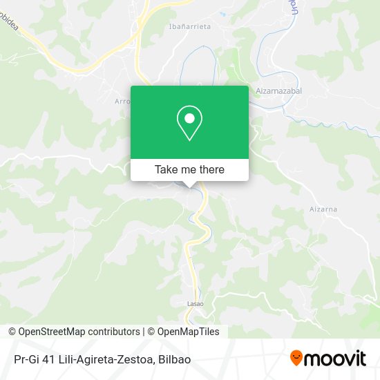 Pr-Gi 41 Lili-Agireta-Zestoa map