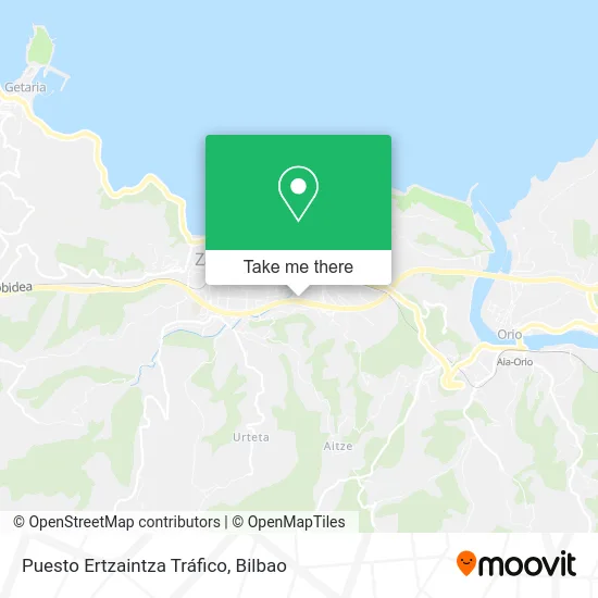 Puesto Ertzaintza Tráfico map