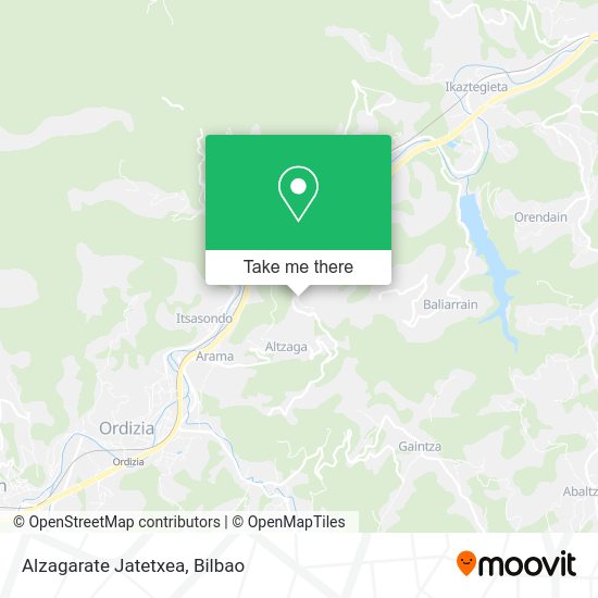 Alzagarate Jatetxea map