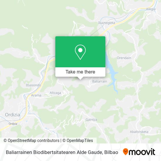 Baliarrainen Biodibertsitatearen Alde Gaude map