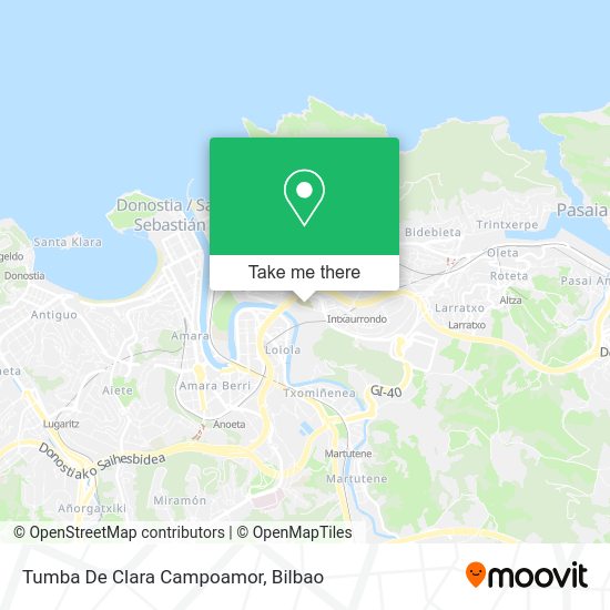 Tumba De Clara Campoamor map
