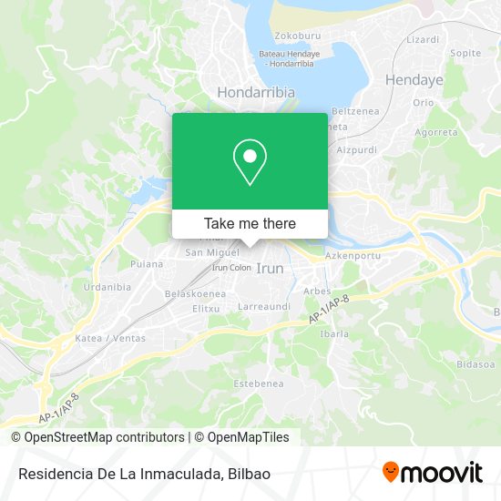 Residencia De La Inmaculada map