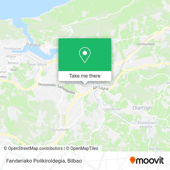 Fanderiako Polikiroldegia map