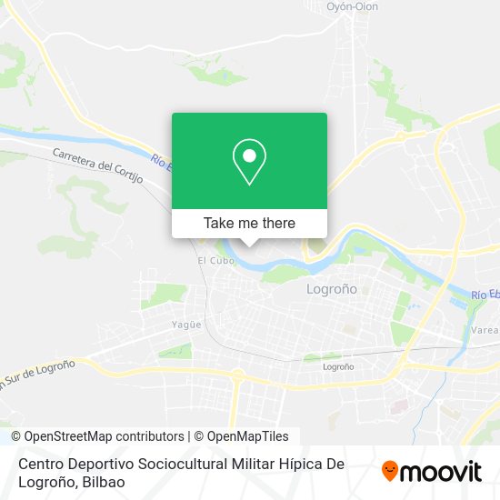 Centro Deportivo Sociocultural Militar Hípica De Logroño map
