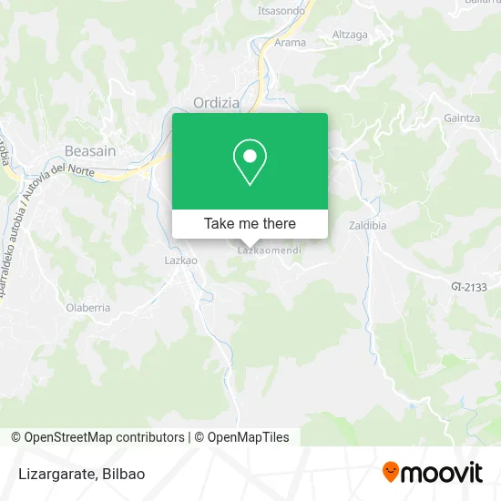 Lizargarate map