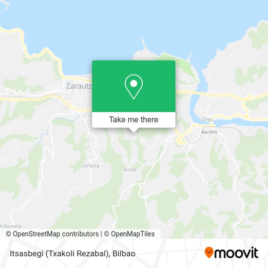 Itsasbegi (Txakoli Rezabal) map