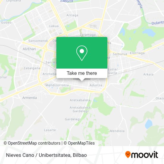 Nieves Cano / Unibertsitatea map
