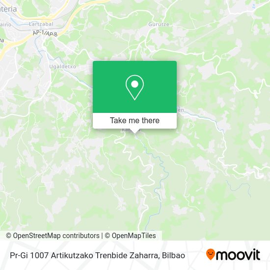 Pr-Gi 1007 Artikutzako Trenbide Zaharra map