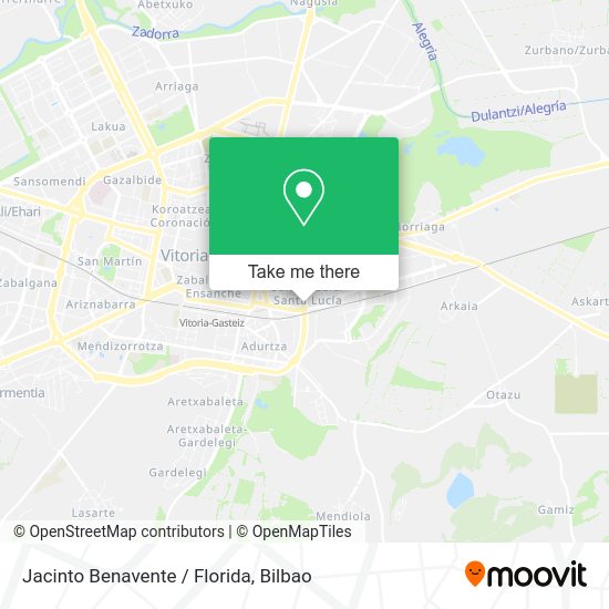 Jacinto Benavente / Florida map